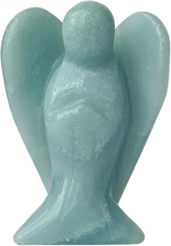 Miniatura 5 de Estatua de ángel guardián de oración de cristal curativo de cornalina natural, 2 pulgadas, tallado en bolsillo, figuras de piedra de palma