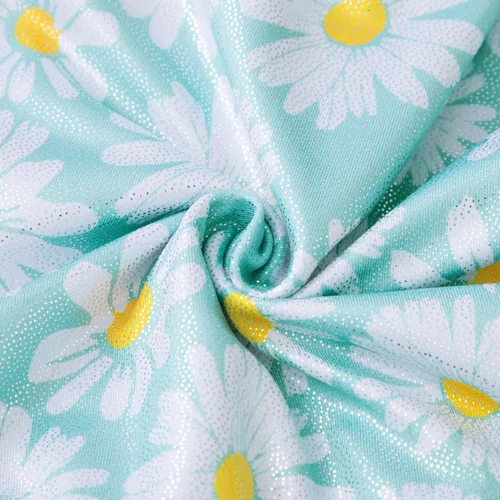 Miniatura 134 de EQSJIU Leotardo de baile de manga larga para niñas, vestido de ballet brillante con copo de nieve, tutú con falda tutú para niñas
