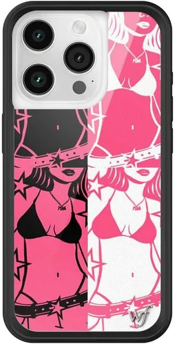 Miniatura 59 de Wildflower - Fundas compatibles con Apple iPhone 15 Pro Protector de goma negro, certificado de prueba de caída de 4 pies, propiedad de mujeres