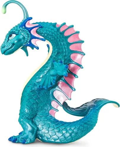 Miniatura 5 de Safari Ltd. Figura de dragón oceánico, figura detallada de dragón de 6 pulgadas, juguete mítico para niños, niñas y niños a partir de 4 años