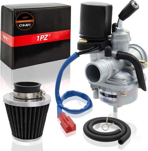 1PZ C19-AF1 19mm Carburador de 2 tiempos Reemplazo para Yamaha Jog50 Jog90 2 tiempos Dinli 50cc 70cc 90cc 100cc 110cc ATV Quad Carburador Dino Jp