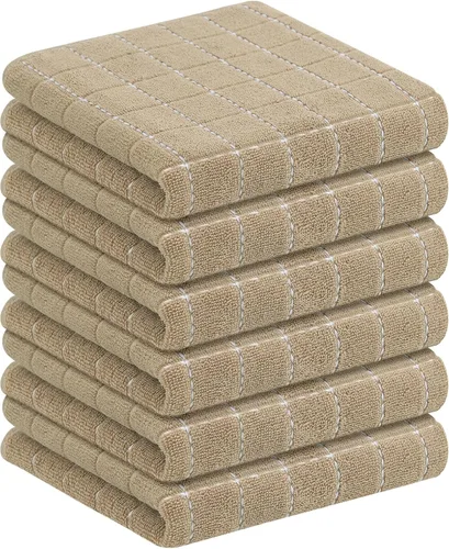 Miniatura 78 de Homaxy Paños de cocina 100% algodón de felpa, toallas de cocina ultra suaves y absorbentes para la cocina, adecuadas para secar y lavar platos