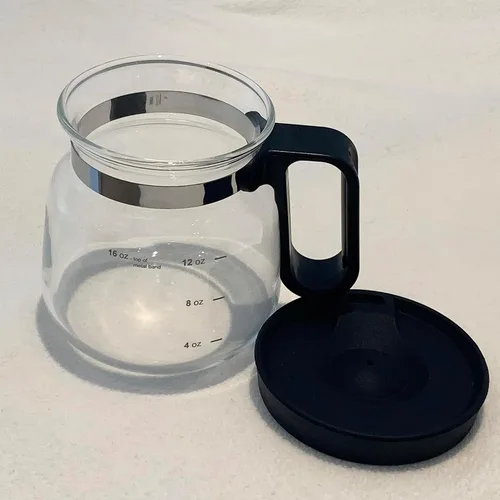 Miniatura 2 de EXIGENT Jarra de Café de Vidrio Taza de Té Taza de Recolección 16 Oz Onzas (Jarra de Café)
