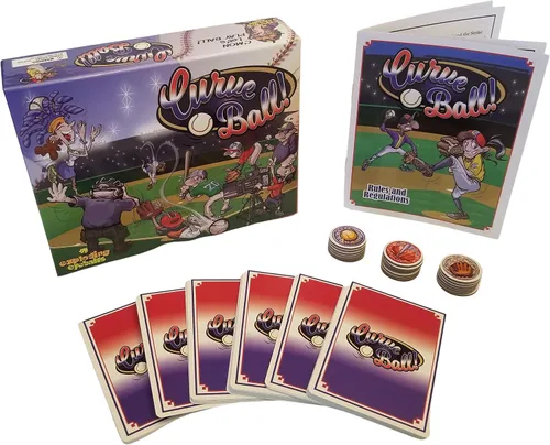 Curve Ball - Juego de cartas de béisbol | para fanáticos del béisbol, familias y niños