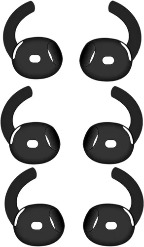 Miniatura 4 de 3 pares de almohadillas para las orejas + ganchos para las orejas para AirPods 4 Ganchos y cubiertas de silicona antideslizantes Accesorios
