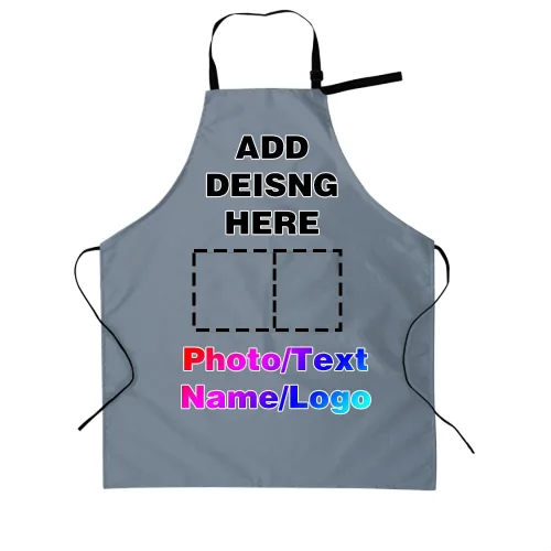 Miniatura 18 de Delantales personalizados para mujeres y hombres, delantal personalizado con logotipo de texto fotográfico, delantales de cocina personalizados