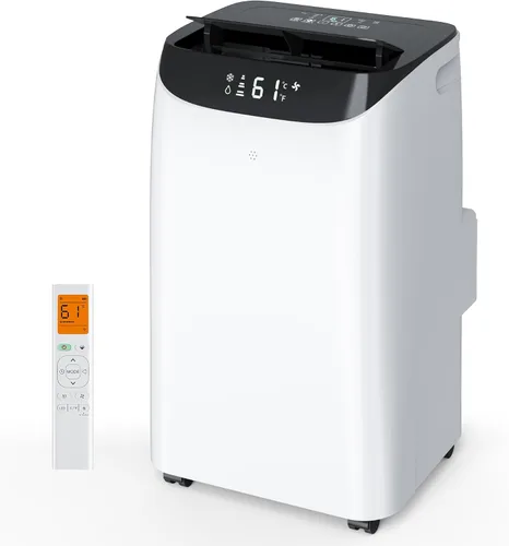 Miniatura 10 de Aire acondicionado portátil de 12000 BTU con control remoto, unidad de aire acondicionado de refrigeración independiente 3 en 1 con ventilador