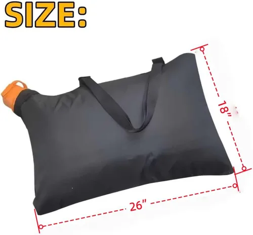 Miniatura 3 de 50026858 WGBAG500 Trivac Leaf Collection Bolsa que se ajusta a la aspiradora sopladora Worx, modelo de repuesto WG502, WG508, WG505, WG509, WG500