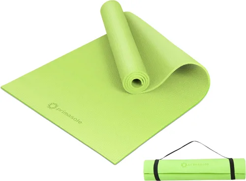 Miniatura 18 de Esterilla de yoga Primasole con correa de transporte para yoga, pilates, fitness y ejercicios en el suelo en casa y gimnasio, antideslizante, 9 gris