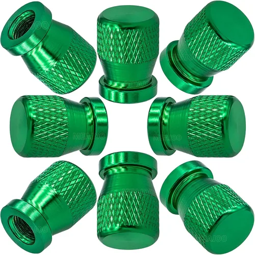 Miniatura 39 de 4 piezas de tapas de válvula de rueda con forma de punta, válvula de rueda de aleación de aluminio con punta, tapas de aire universales a prueba