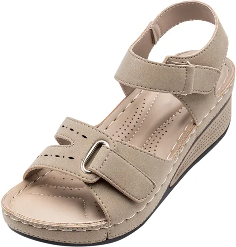 Miniatura 12 de Sandalias ortopédicas a la moda para mujer, sandalias para caminar con soporte de arco antideslizantes y cómodas, sandalias informales, sandalias