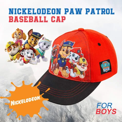 Miniatura 2 de Nickelodeon Paw Patrol - Gorra de béisbol de algodón para niños (2 a 5 años), color rojo y negro