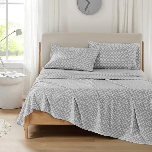 Miniatura 6 de Comfort Spaces Sábanas refrescantes King, sábanas Coolmax que absorben la humedad, suaves, juego de sábanas resistentes al descolorimiento, sábanas
