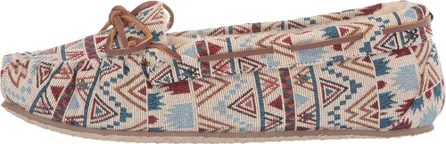 Miniatura 8 de Minnetonka - Pantuflas Cally de pelo sintético para mujer