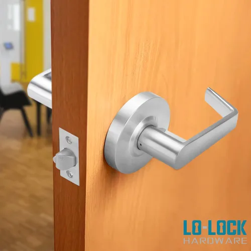 Miniatura 3 de Cerradura de puerta con palanca comercial, manija de puerta de bloqueo resistente, manijas de puerta ADA, cerradura de palanca cilíndrica, manija