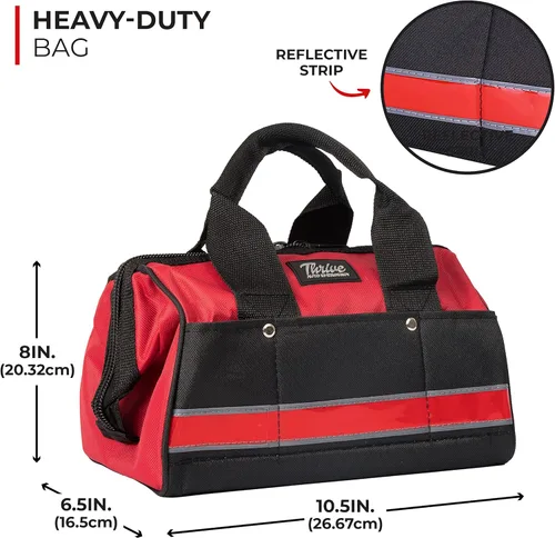 Miniatura 3 de Thrive Asistencia en carretera Kit de emergencia para automóviles + Kit de primeros auxilios - Bolsa de herramientas resistente - Contiene cables