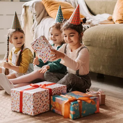 Miniatura 6 de Bonfasvo Cajas de regalo, paquete de 30 cajas de papel kraft plegables de 4 x 4 x 4 pulgadas, cajas de papel kraft plegables para damas de honor