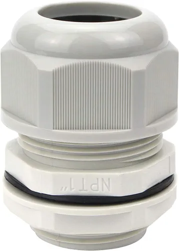 Miniatura 26 de Surtido de prensaestopas de nailon IP68, impermeable, con certificación UL y compatible con RoHS, 20 piezas, alivio de tensión de cable de 1/4 Negro