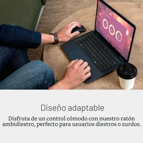 Miniatura 5 de Mouse de viaje Bluetooth Dell MS700, Bluetooth 5.0, par Microsoft Swift/par Dell (solo Windows 10 y 11), sensor óptico LED, desplazamiento táctil