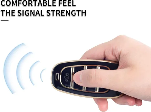 Miniatura 5 de Funda protectora para llavero inteligente de TPU con borde dorado, compatible con Hyundai Tucson Solaris Sonata Hybrid Nexo NX4 Santafe Dn8 4