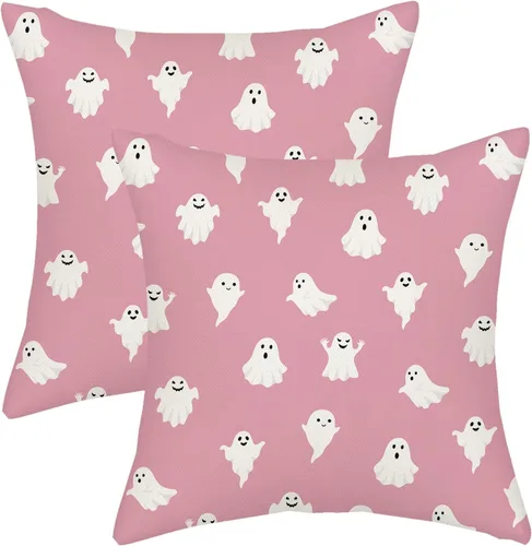 Miniatura 86 de AGAYNA Juego de 2 fundas de almohada decorativas con diseño de acuarela verde salvia para árbol de Navidad de 16 x 16 pulgadas, para sofá, invierno