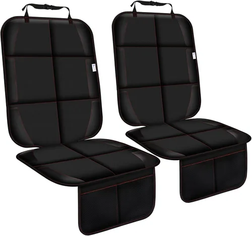 Protector de asiento de automóvil, protector de asiento acolchado de goma antideslizante para asientos infantiles, protector de asiento de automóvil