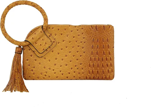 Miniatura 19 de Monedero de mano para mujer, cartera de noche con correa de mano, informal, formal, de cuero vegano, Metro Muse