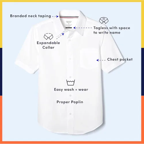 Miniatura 6 de French Toast Niños Pequeños SS Camisa abotonada