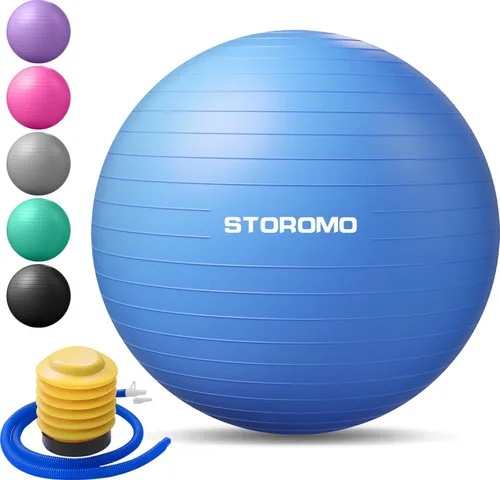 Miniatura 13 de Pelota de ejercicio de embarazo antiestallido, pelota de estabilidad de alta capacidad de peso para yoga, pilates y apoyo laboral, pelota de fitness