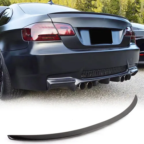 Miniatura 8 de Alerón de fibra de carbono real E92 compatible con BMW Serie 3 E92 Coupé y M3 Coupé 2006-2013