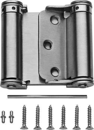 Miniatura 5 de National Hardware N100-052 Bisagra de resorte de doble efecto, bronce aceitado, 3