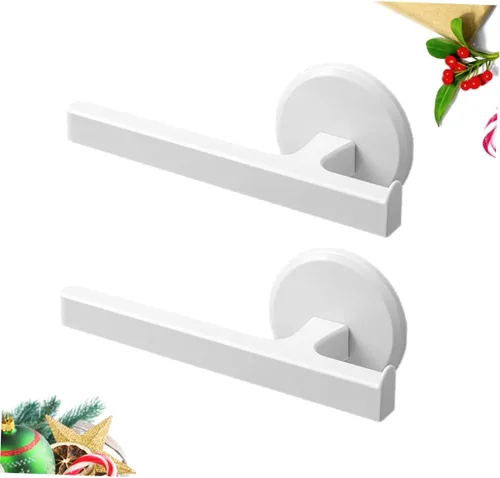 Miniatura 6 de DOITOOL Toalleros de baño, 2 piezas, soporte para toallas de pared, ahorro de espacio para cocina y baño