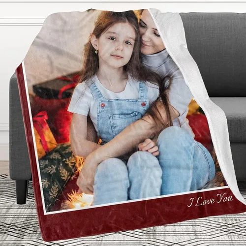Miniatura 16 de Manta personalizada con imagen, mantas personalizadas para adultos y niños, manta de fotos personalizable, mantas personalizadas como regalo para 5