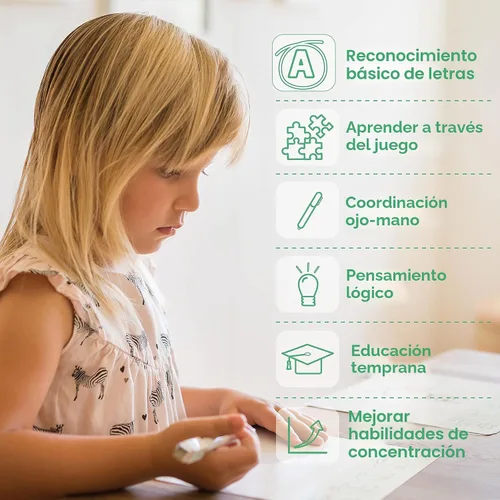 Miniatura 4 de Dibujo con Letras de Aprendizaje del Alfabeto Trazando ABC Conjunto de Juguetes de Escritura a Mano Juego Educativo Regalo de Cumpleaños