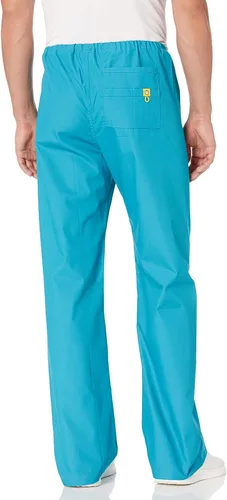 Miniatura 2 de WonderWink The Papa-Pantalón médico unisex con cordón, Cerceta Real