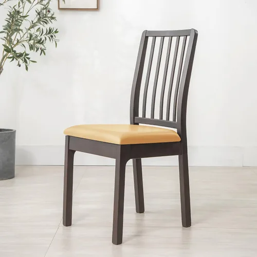Miniatura 2 de Dimatic Juego de 2 fundas de asiento para silla, de piel sintética, impermeables, fundas elásticas para sillas de comedor, fundas protectoras