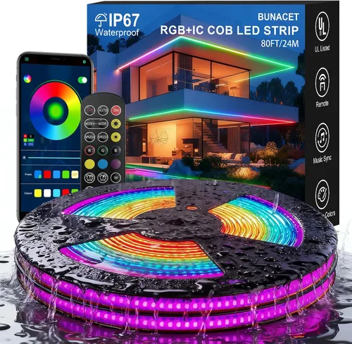 Miniatura 12 de Tira de luces LED COB RGB IC