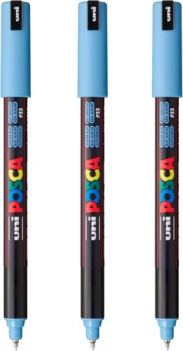 Miniatura 18 de Posca PC-1MR - Marcadores de pintura a base de agua, punta extra fina (0,7 mm), color albaricoque, paquete de 3