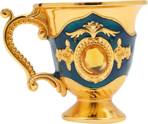 Miniatura 6 de Juego de tetera turca, juego de taza de café clásica azul con bandeja y 6 tazas de té turco vintage, taza de café para hogares, restaurantes
