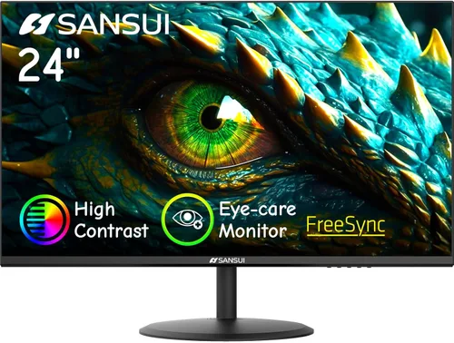 Miniatura 16 de SANSUI Monitor portátil de 15.6 pulgadas FHD 1080P Monitor de viaje para laptop, USB C HDMI ultrafino IPS pantalla de computadora con altavoces