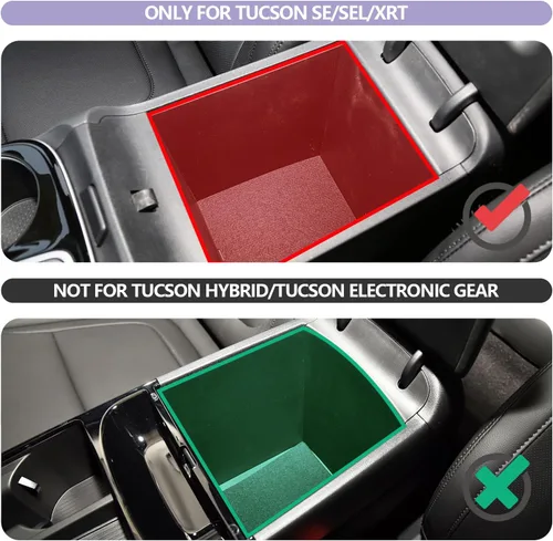 Miniatura 2 de 2025 2026 T ucson Accesorios para Hyundai T ucson 2022-2025 2026 2026 Organizador de consola central, caja de almacenamiento, reposabrazos