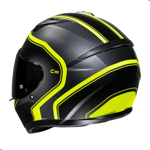 Miniatura 3 de Casco integral de motocicleta HJC C10 Elie con visera Pinlock HJ-34P, aprobado por DOT (MC3HSF, Mediano)