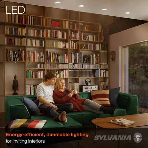Miniatura 4 de LEDVANCE Flood BR30 Bombilla LED, 65 W = 9 W, regulable, 22 años, 800 lúmenes, 3000 K, blanco, 1 paquete (41111)