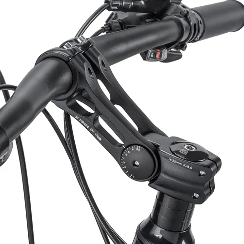 Miniatura 6 de Vástagos de MTB ajustables 31.8mm 70 Grados - 90/110/130/145mm Vástago elevador para manillar - Extensión de vástago de manillar de aleación