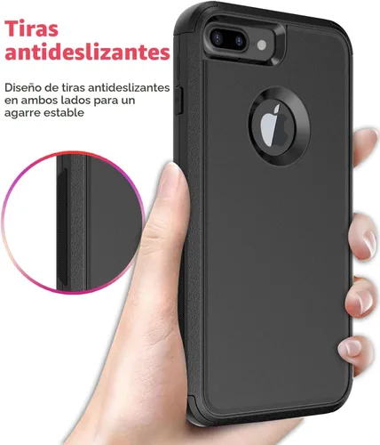 Miniatura 5 de Diverbox Funda [A prueba de golpes] [A prueba de caídas] [A prueba de polvo], Cubierta de protección resistente para teléfono para Apple iPhone 8