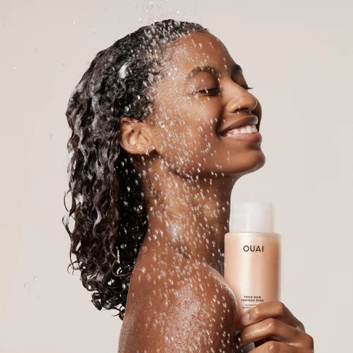 Miniatura 3 de OUAI Champú Espeso - Champú Hidratante con Queratina, Raíz de Malvavisco, Manteca de Karité, Aceite de Aguacate para Cabello Grueso - Fortalece e