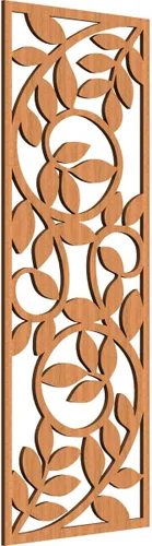 Miniatura 195 de 9 3/8"W x 24 3/8"H x 1/4"T Utica Decorativo Fretwork Madera Paneles de Pared, Abedul