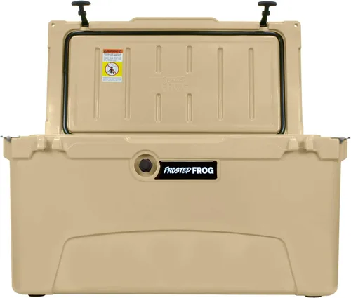Miniatura 2 de Frosted Frog Baúl de hielo de 75 cuartos de galón de alto rendimiento moldeado por rotografía aislado enfriador