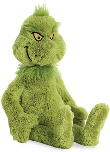 Miniatura 4 de Aurora® Whimsical Dr. Seuss™ Grinch Stuffed Animal - Muñeco de Peluche Oficialmente Licenciado para Juego Imaginativo - Perfecto para Niños