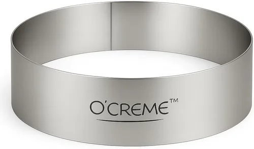 Miniatura 29 de O'Creme Anillo para Pastel de Acero Inoxidable Resistente Redondo Molde de Anillo para Pastel Mousse para Hornear, Decoración de Pasteles de Postre